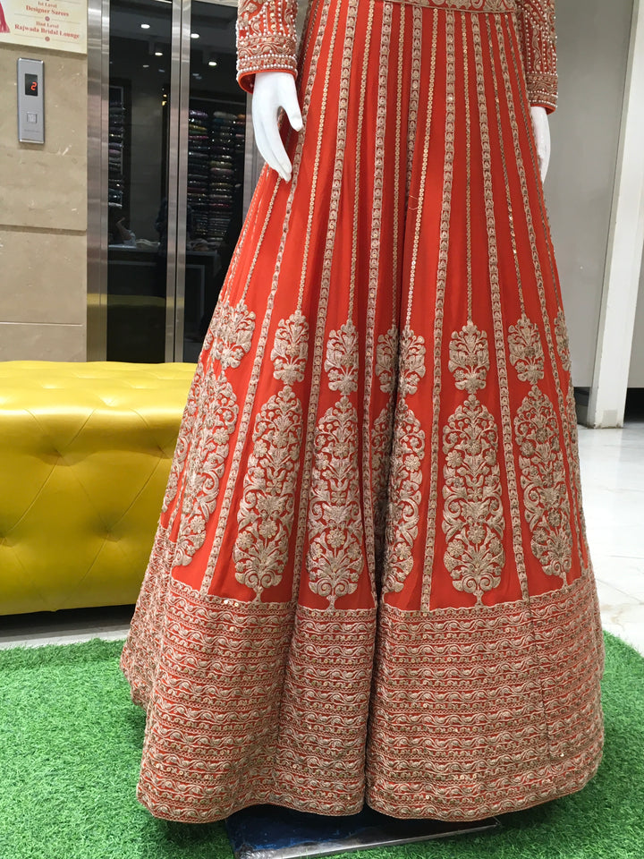 Crop Top Lehenga - 12092455