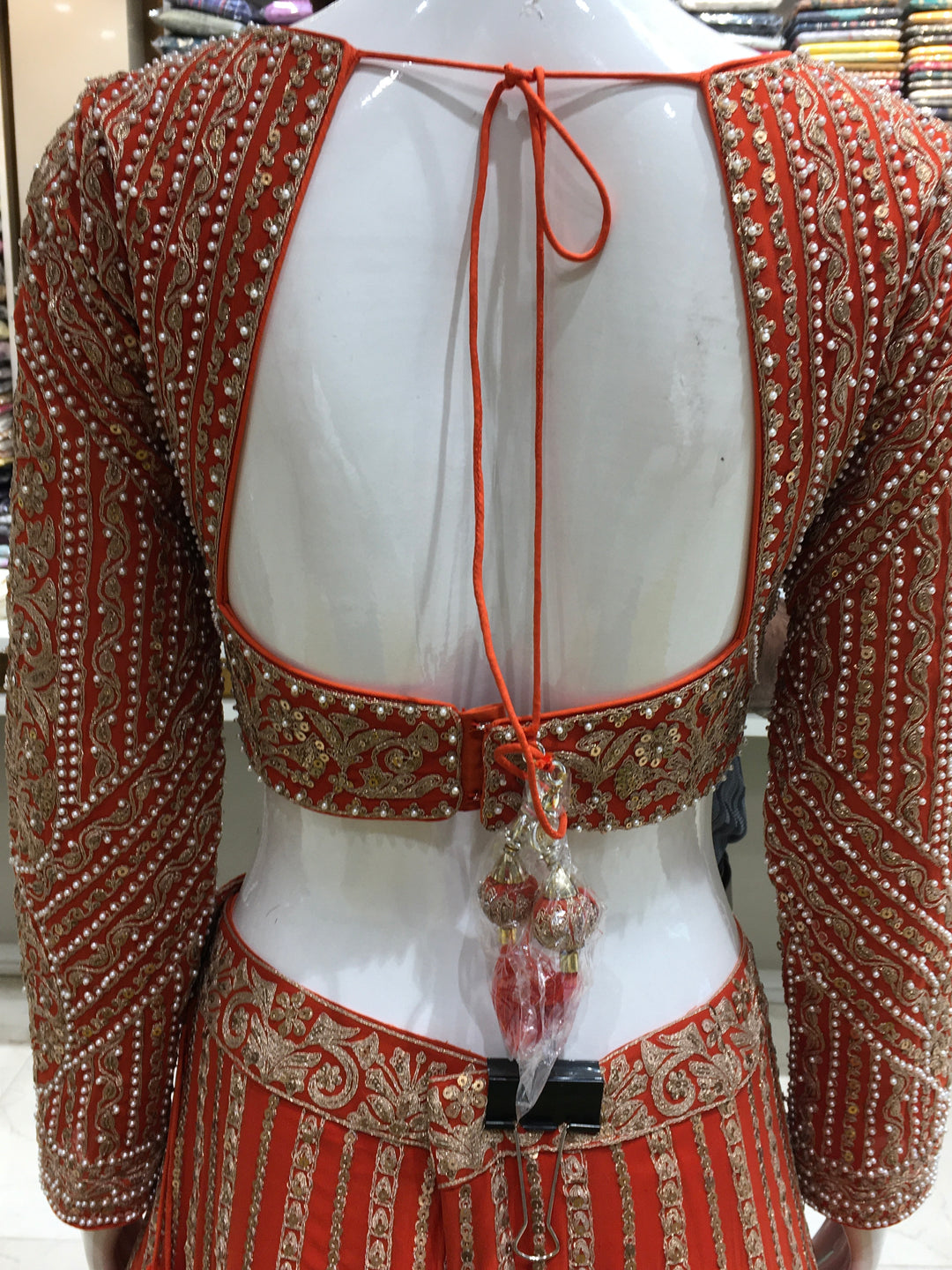 Crop Top Lehenga - 12092455