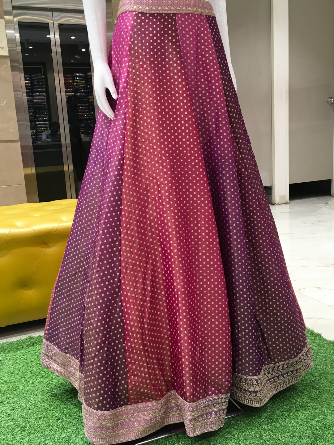 Crop Top Lehenga - 120924217