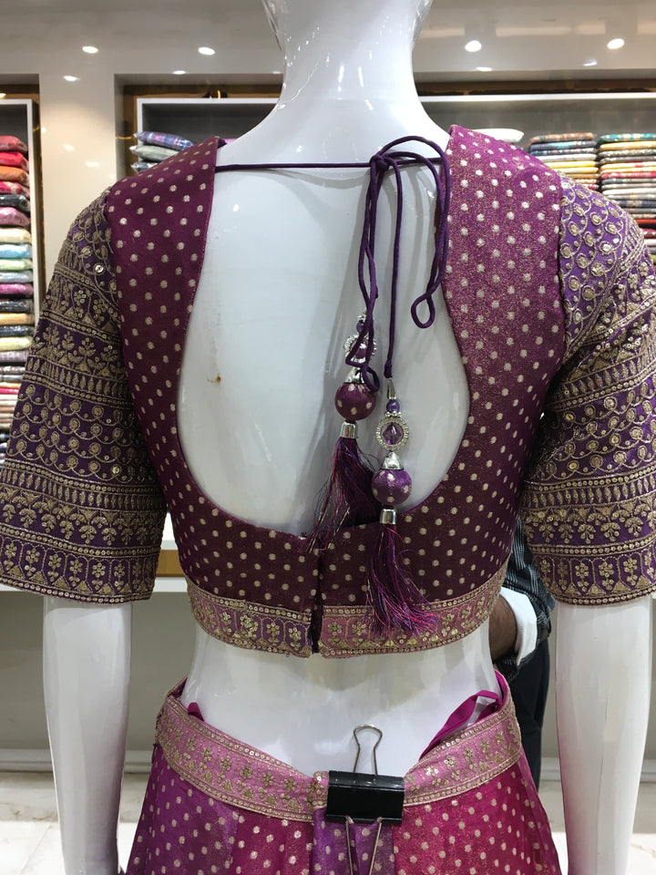 Crop Top Lehenga - 120924217