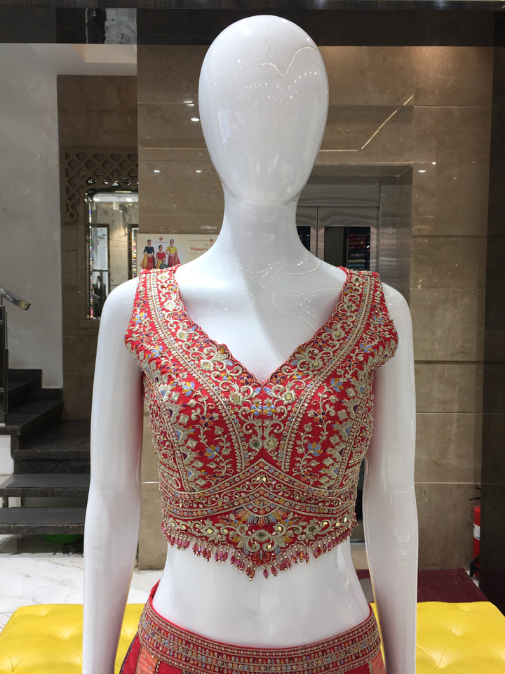 Crop Top Lehenga - 120924215