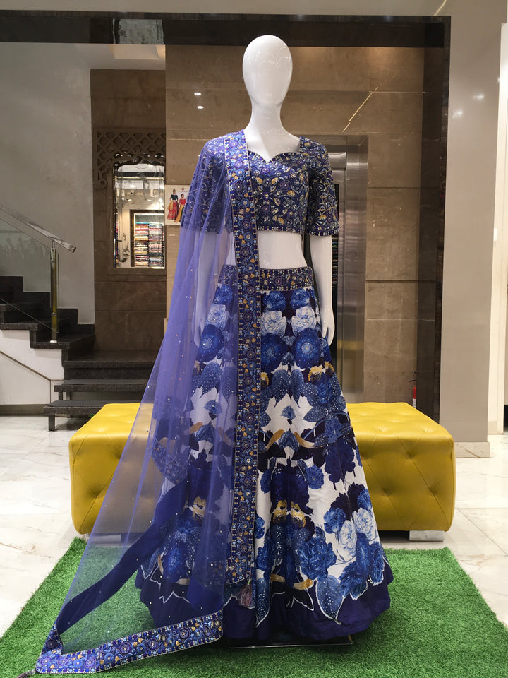 Crop Top Lehenga - 120924219