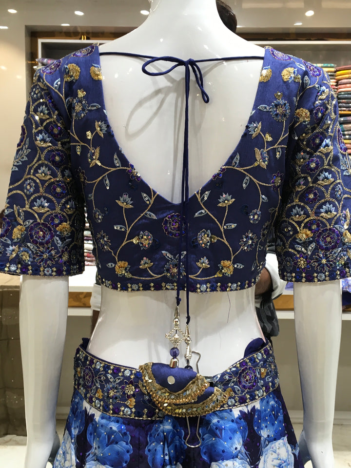 Crop Top Lehenga - 120924219