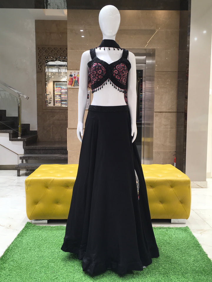 Crop Top Lehenga - 120924277