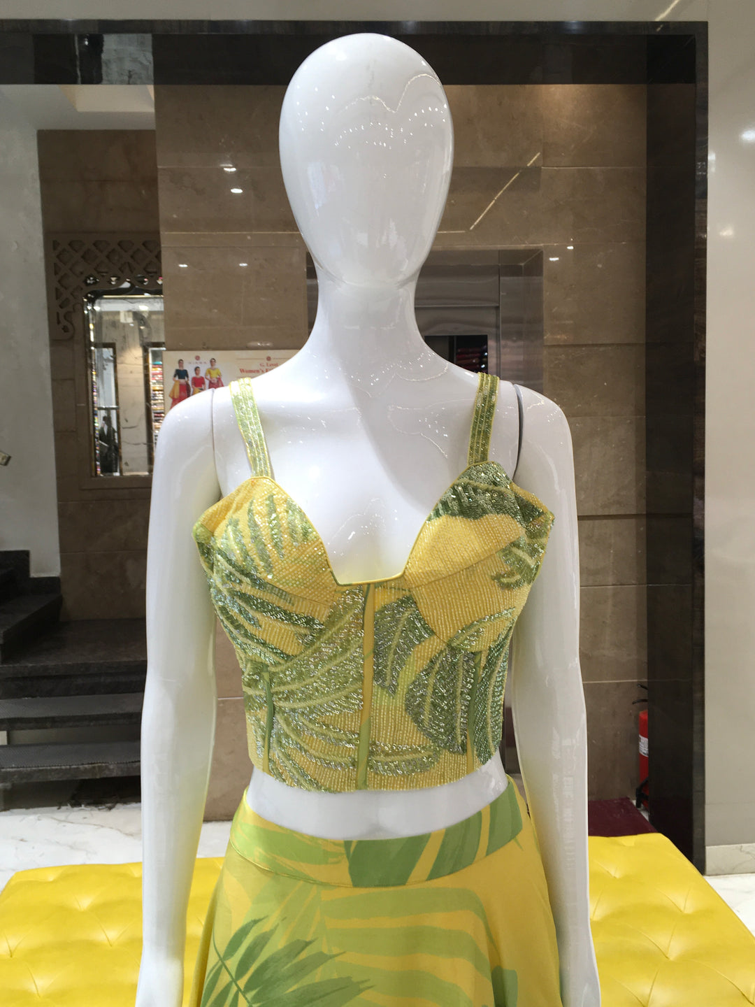 Crop Top Lehenga - 15092419