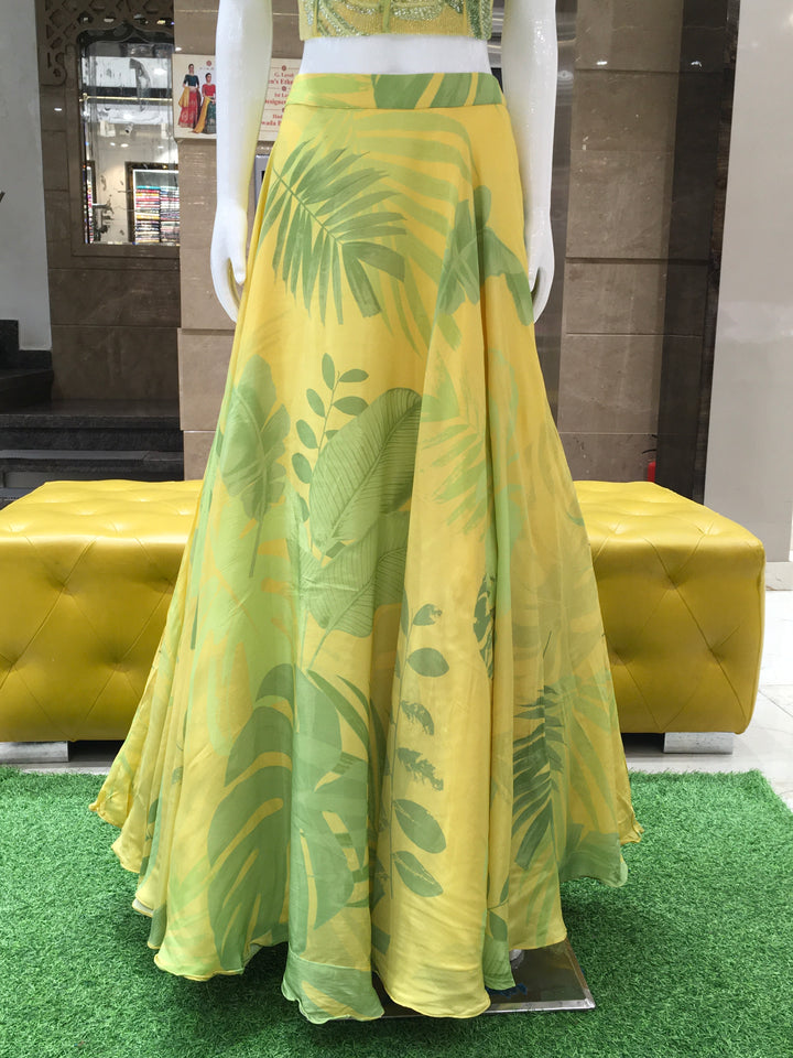 Crop Top Lehenga - 15092419