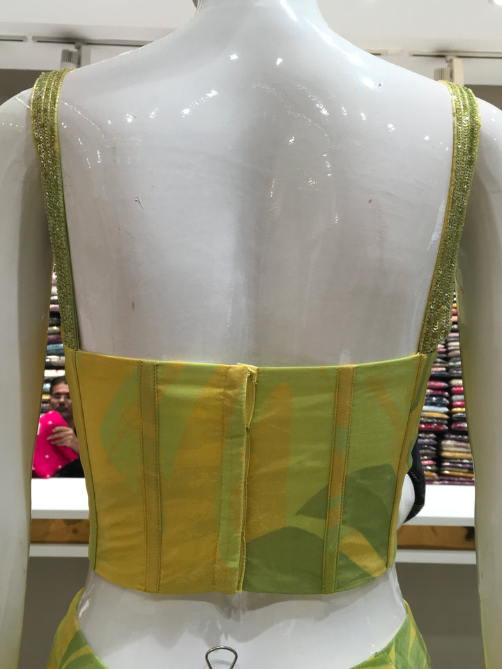 Crop Top Lehenga - 15092419