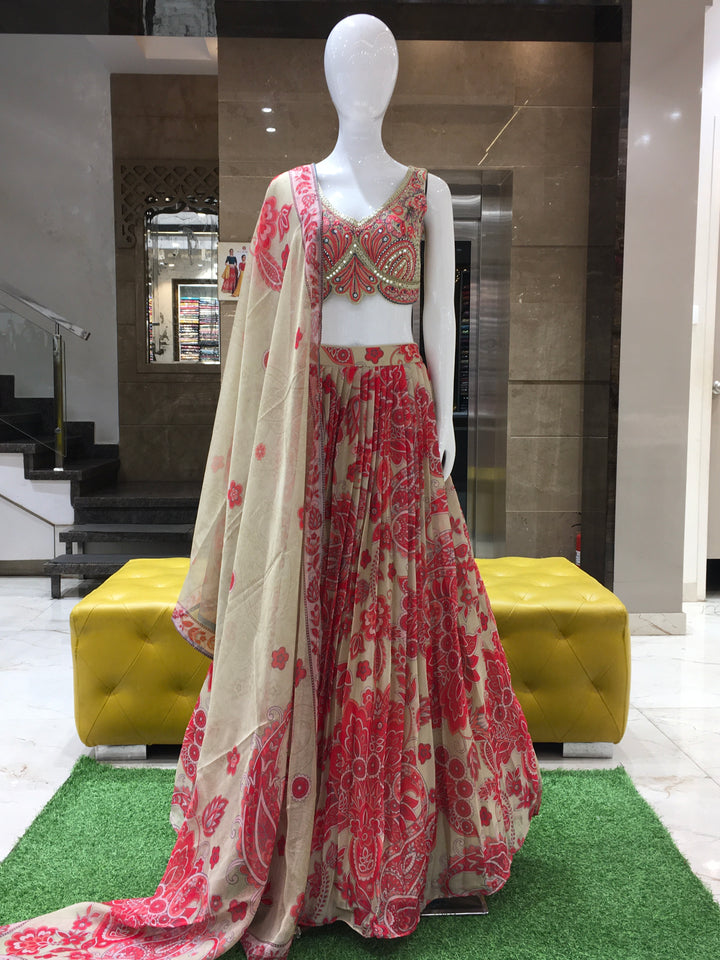 Crop Top Lehenga - 120924108
