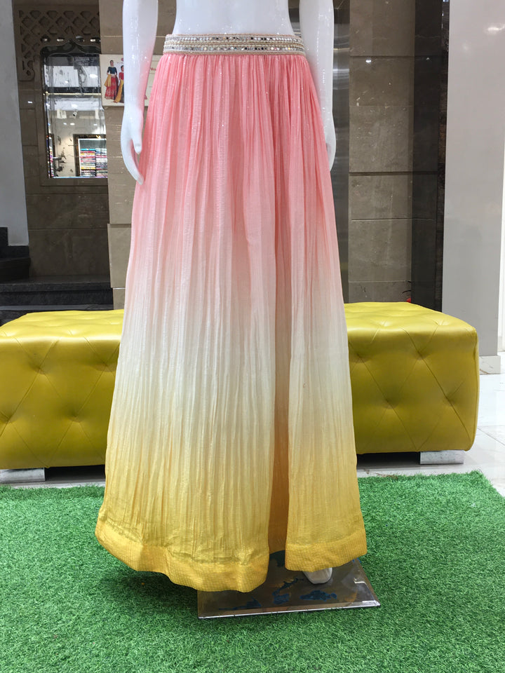 Crop Top Lehenga - 12082467