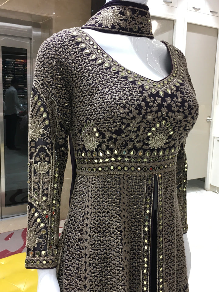 Salwar Gown Indowestern - 151223286