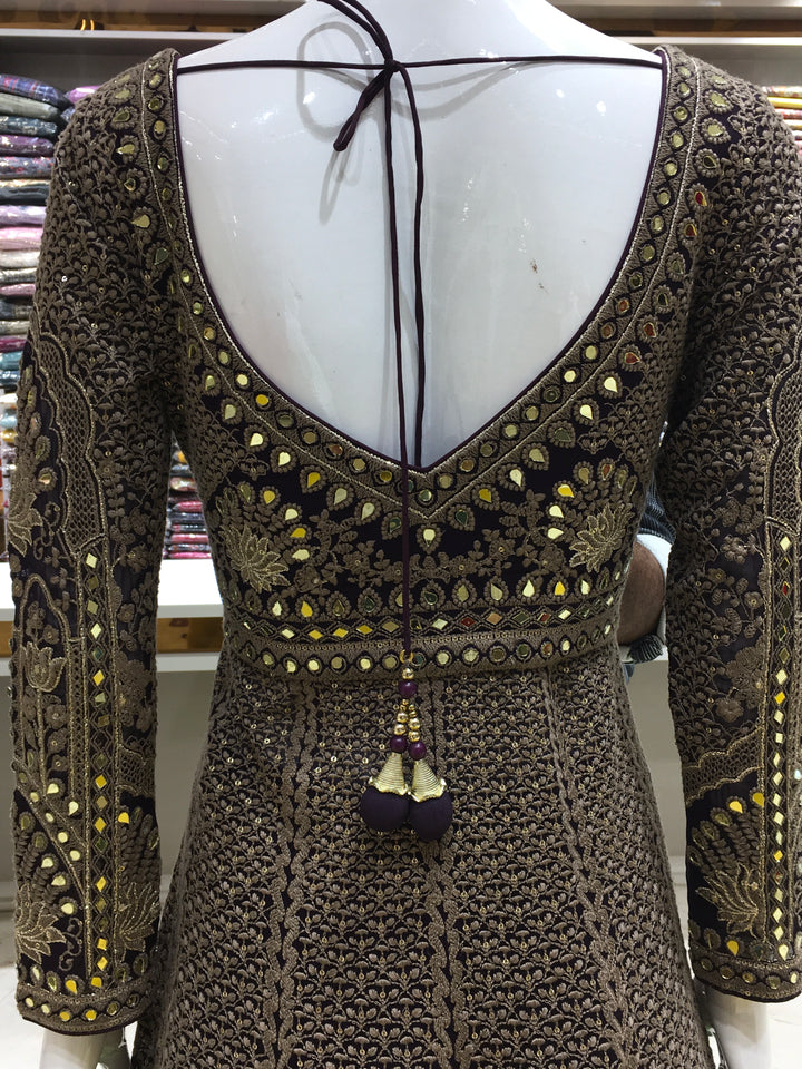 Salwar Gown Indowestern - 151223286