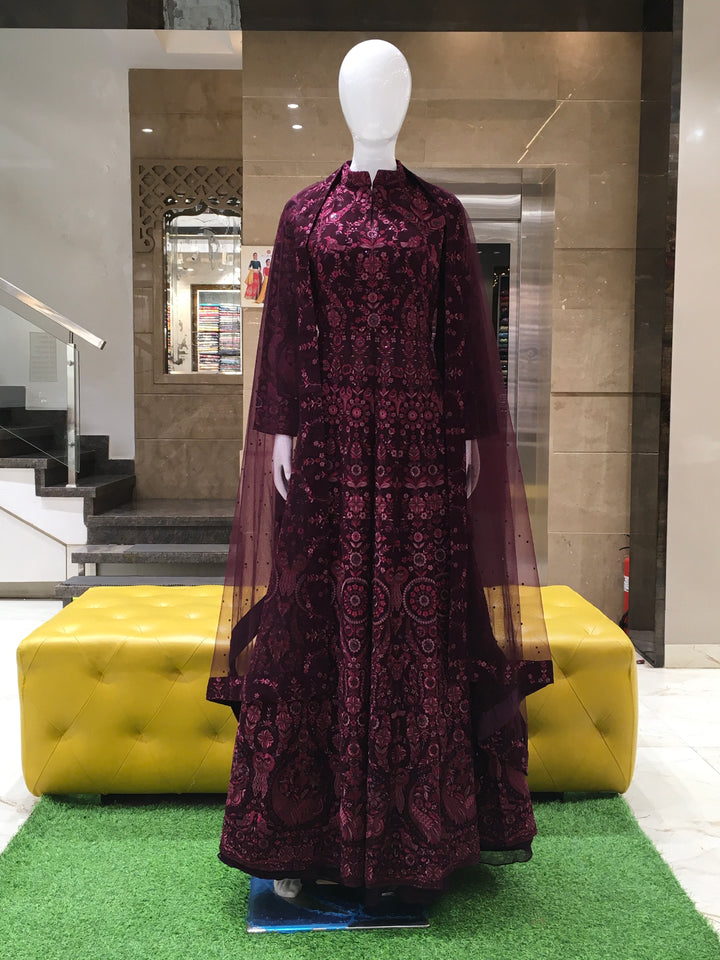 Salwar Gown Indowestern - 120924224
