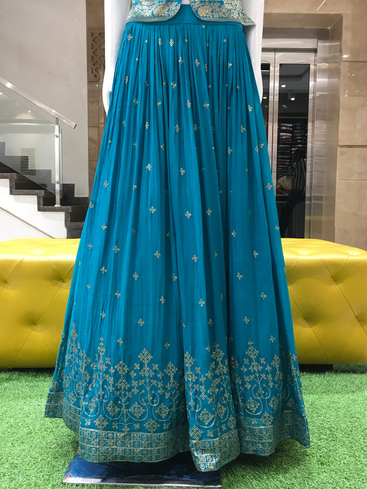 Crop Top Lehenga - 120924345