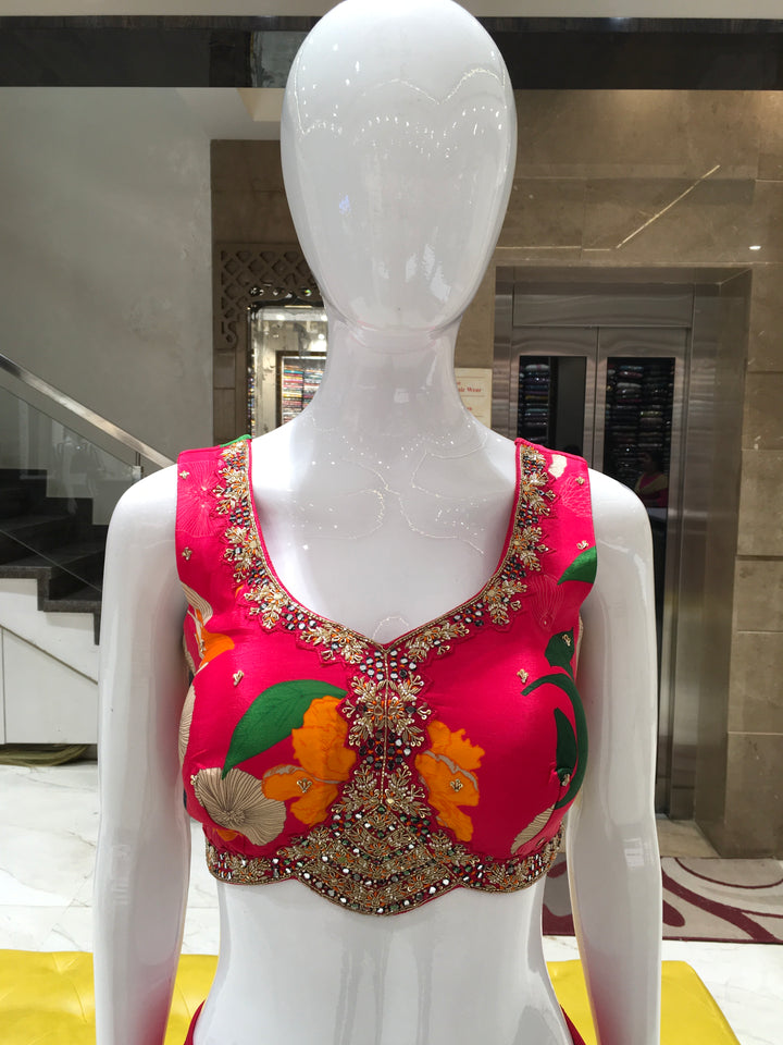 Crop Top Lehenga - 120924347