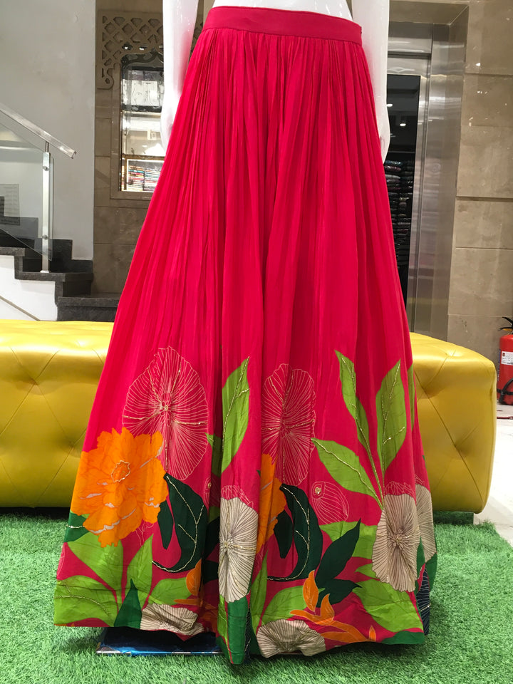 Crop Top Lehenga - 120924347