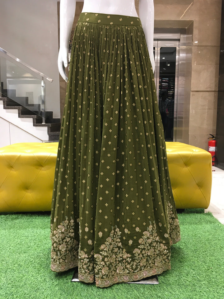 Crop Top Lehenga - 120924352