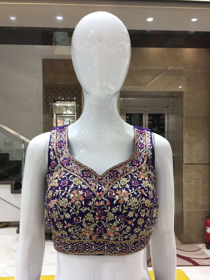 Crop Top Lehenga - 120924331