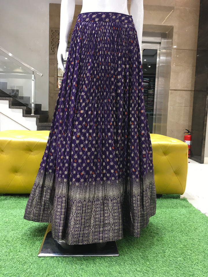 Crop Top Lehenga - 120924331