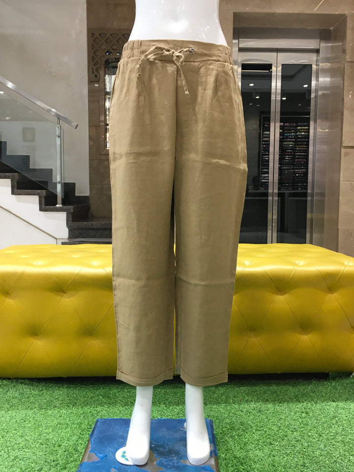 Linen pants - 42012545