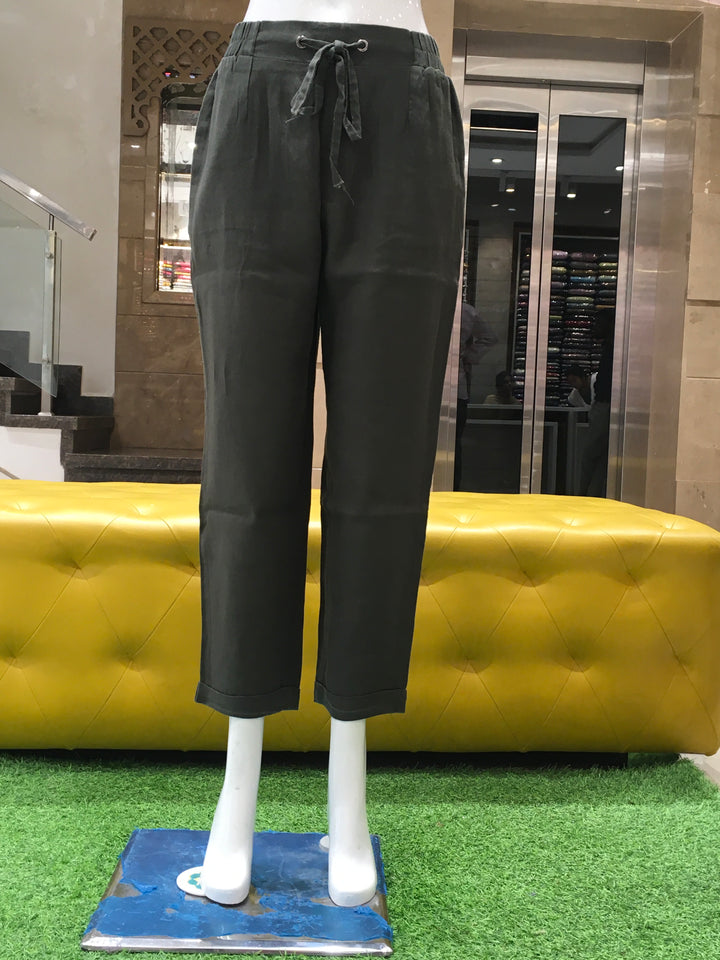 Linen pants - 42012545